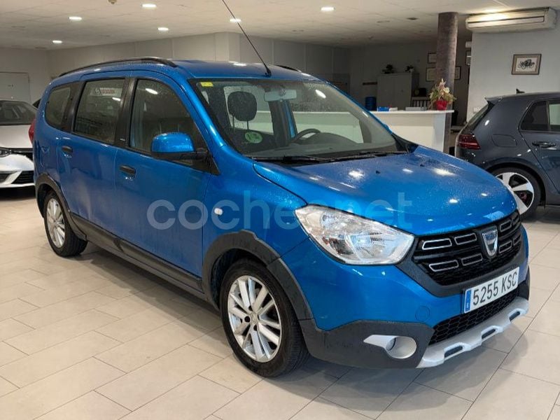 Azul Usado 2018 Dacia Lodgy Stepway Monovolumen | 12.990 € (Precio justo) - Imagen 1/4
