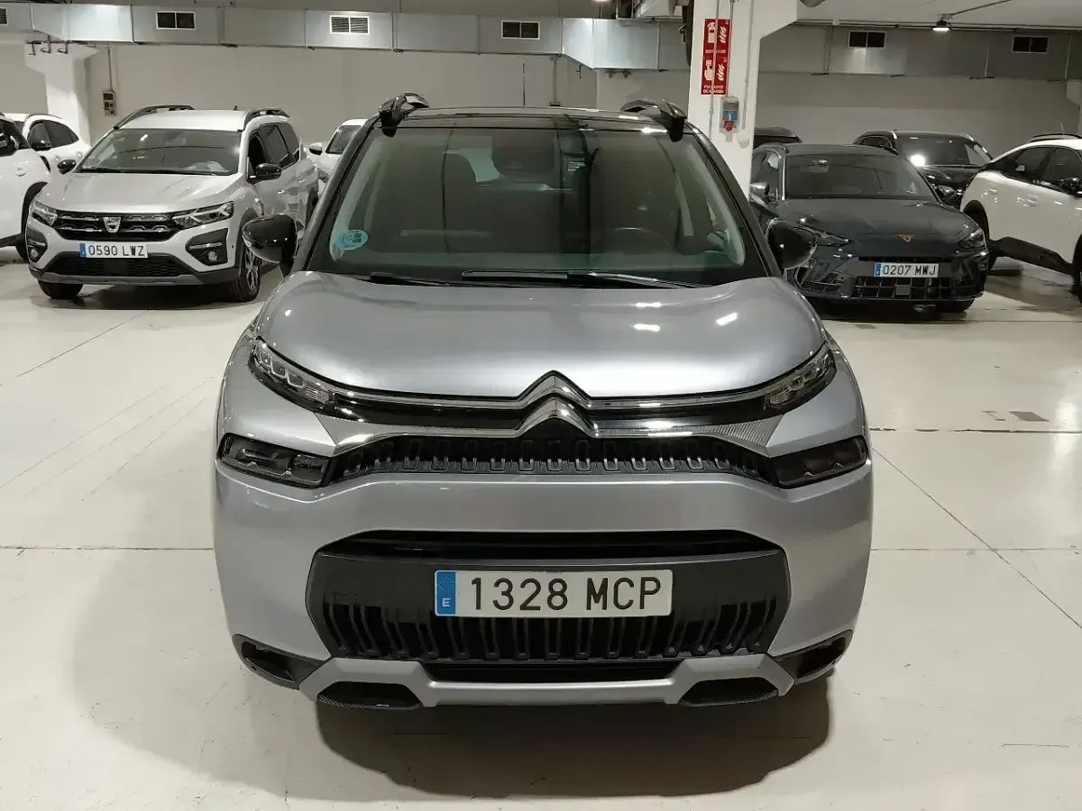 Usado Citroën C3 Aircross PureTech 110 HP (80 kW) 2022 Cinzento SUV