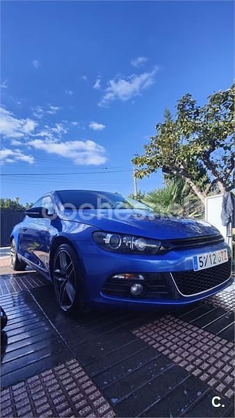 Azul Usado 2010 VW Scirocco Coupe | 12.500 € (Precio justo) - Imagen 1/4