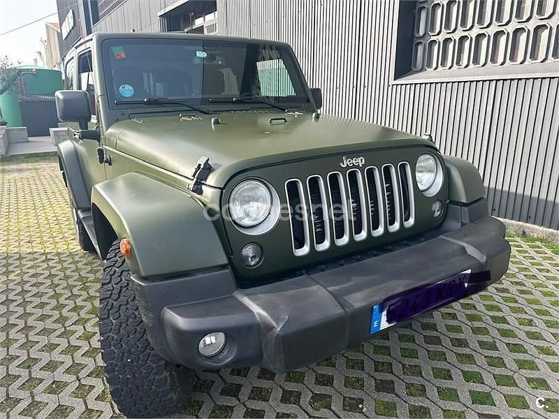 Usado Jeep Wrangler Sahara 200 CV (147 kW) 2018 Verde SUV