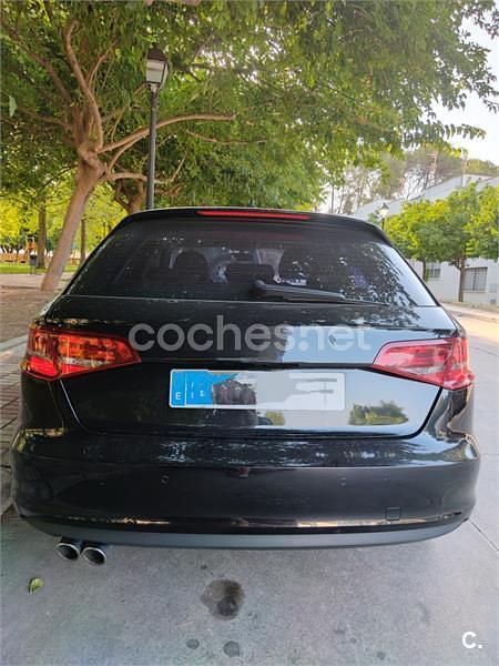 Negro Usado 2013 Audi A3 Sportback Ambition Berlina | 11.000 € (Precio justo) - Imagen 1/4