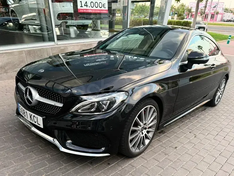 Usado Mercedes C220 170 CV (125 kW) 2017 Negro Coupe