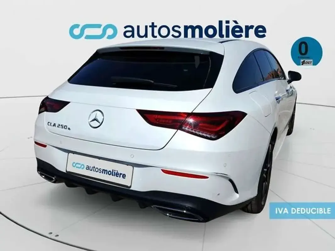 Usado Mercedes CLA250e 218 CV (160 kW) 2021 Blanco Coupe