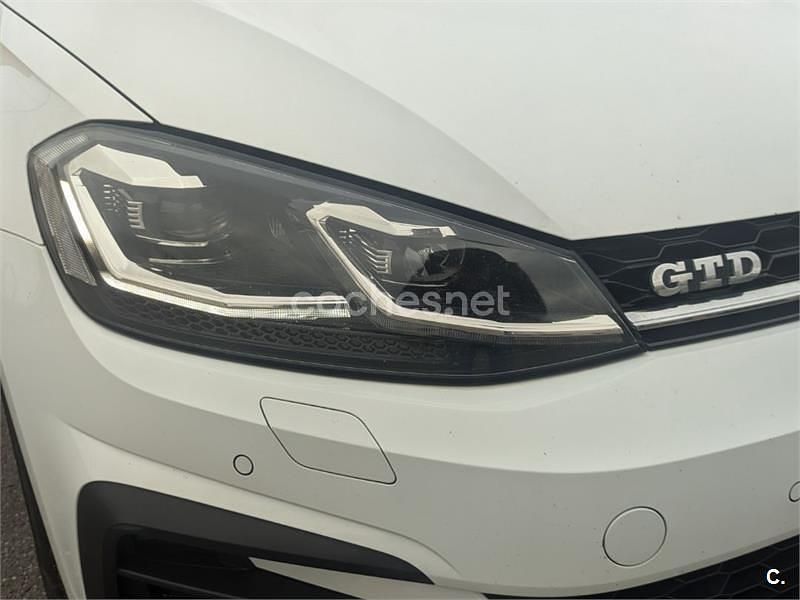 Usado VW Golf VII GTD 184 CV (135 kW) 2018 Blanco Familiar