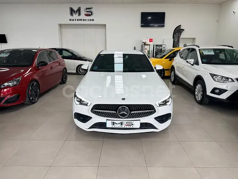 Usado Mercedes CLA200 150 CV (110 kW) 2020 Blanco Berlina