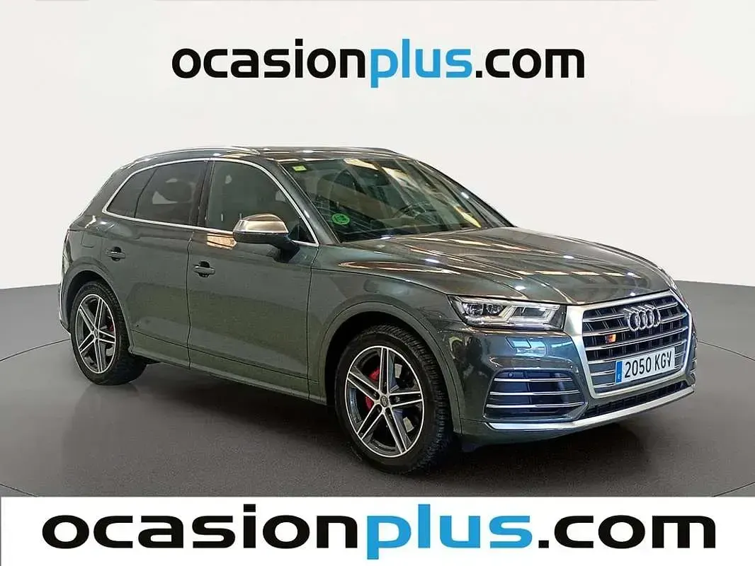 Usado Audi SQ5 S-Line 354 CV (260 kW) 2018 Gris SUV