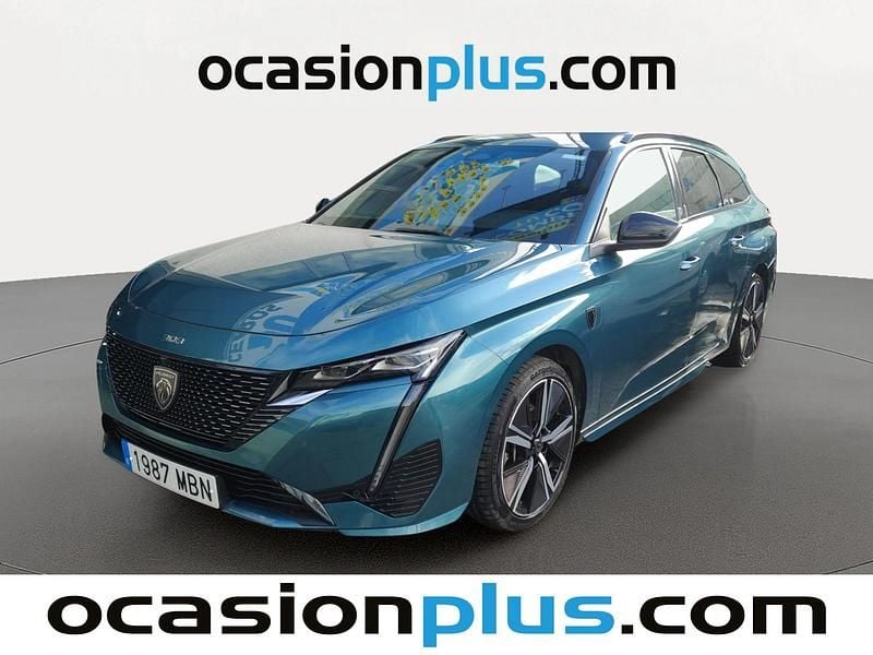 Azul Usado 2022 Peugeot 308 SW GT Familiar | 17.182 € (Precio justo) - Imagen 1/4