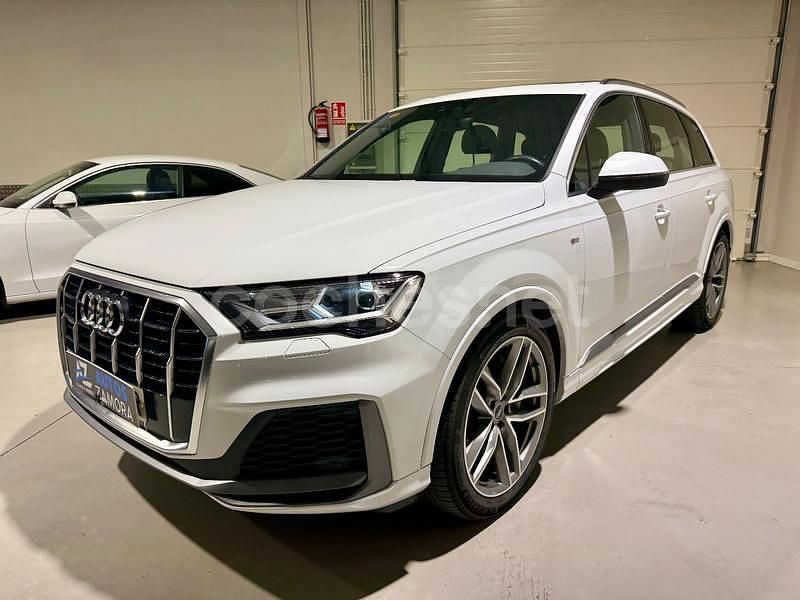 Blanco Usado 2021 Audi Q7 S-line plus SUV | 45.990 € (Precio justo) - Imagen 1/4