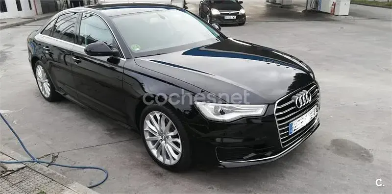 Usado Audi A6 190 CV (139 kW) 2016 Negro Berlina