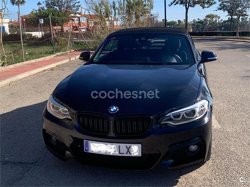 Negro Usado 2015 BMW 220 M Sport Descapotable | 18.500 € (Buen precio) - Imagen 1/4