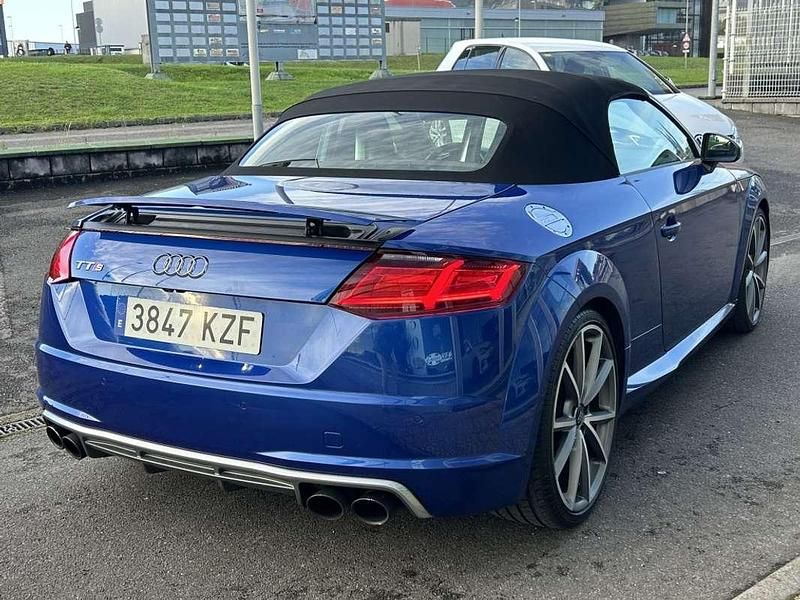 Usado Audi TTS S-Line 310 CV (228 kW) 2017 Azul Descapotable