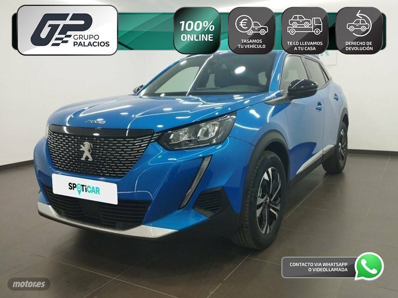 Azul Usado 2023 Peugeot 2008 Allure SUV | 24.950 € (Caro) - Imagen 1/4