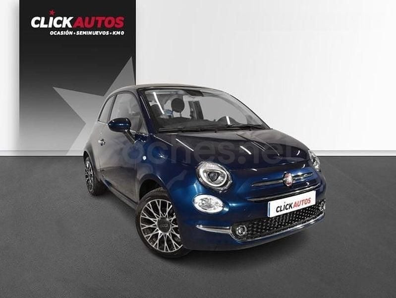 Usado Fiat 500C 70 CV (51 kW) 2023 Azul Descapotable
