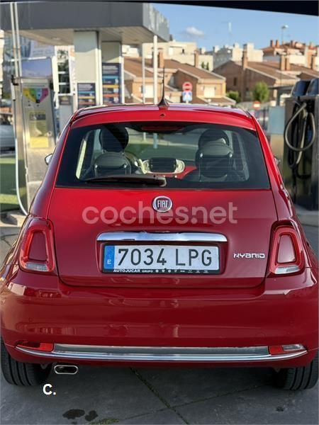Rojo Usado 2021 Fiat 500 Dolcevita Berlina | 12.500 € (Precio justo) - Imagen 1/4