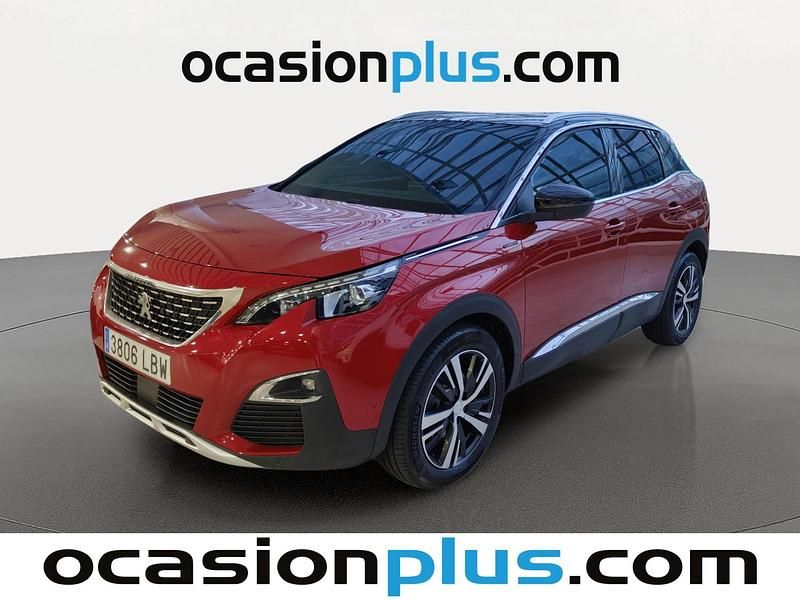 Rojo Usado 2019 Peugeot 3008 GT-line SUV | 16.355 € (Un poco caro) - Imagen 1/4