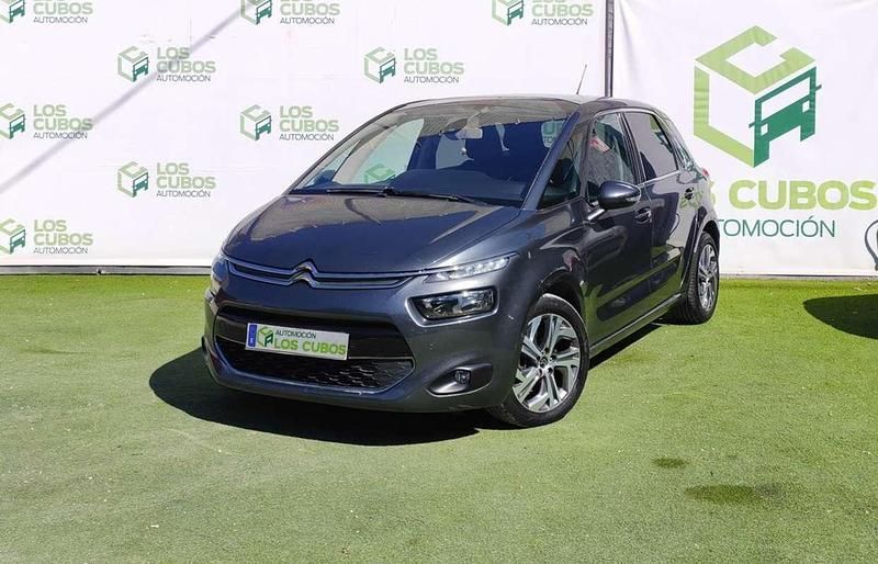 Gris Usado 2016 Citroën C4 Picasso Exclusive Monovolumen | 11.199 € (Precio justo) - Imagen 1/4