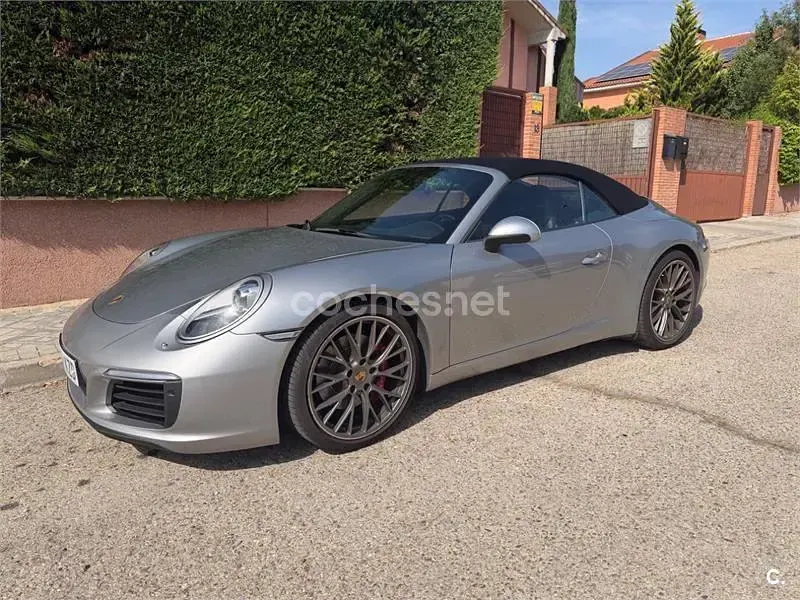 Usado Porsche 911 Carrera S Cabriolet 420 CV (308 kW) 2016 Gris / plata Descapotable
