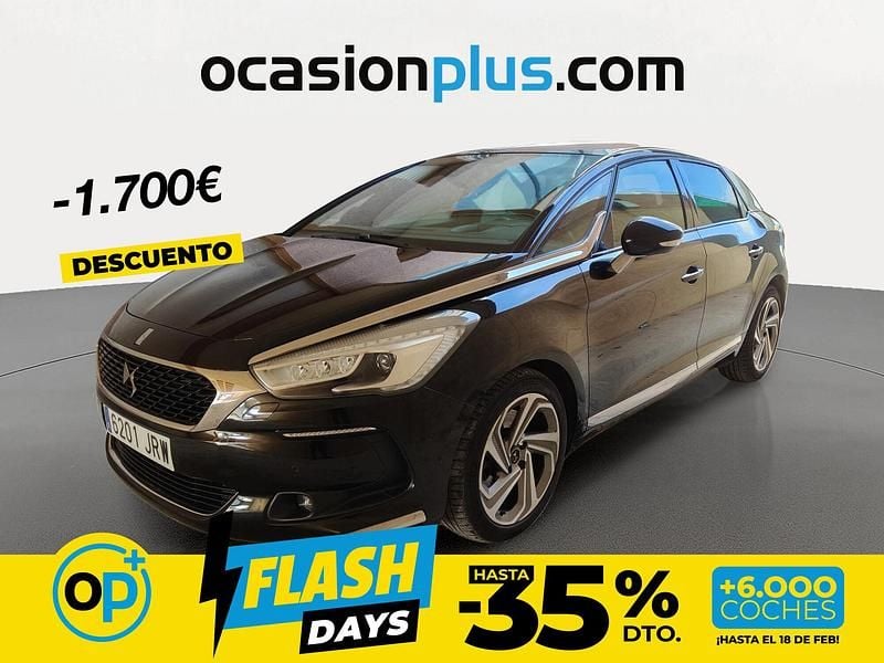Usado DS Automobiles DS5 181 CV (133 kW) 2016 Negro Utilitario