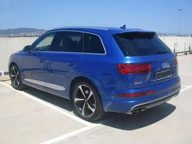 Usado Audi Q7 Advanced Plus 435 CV (319 kW) 2017 Azul SUV