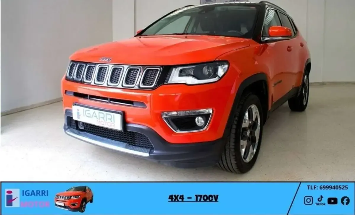 Usado Jeep Compass Limited 170 CV (125 kW) 2018 Rojo SUV