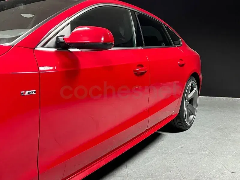 Usado Audi A5 Sportback S-Line 170 CV (125 kW) 2013 Rojo Utilitario