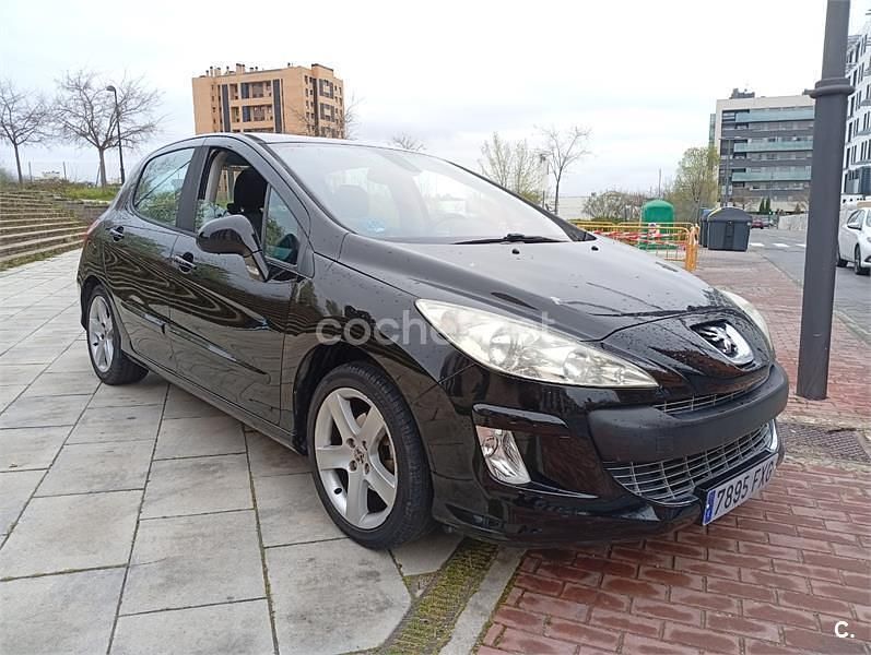 Usado Peugeot 308 Sport 120 CV (88 kW) 2007 Negro Utilitario