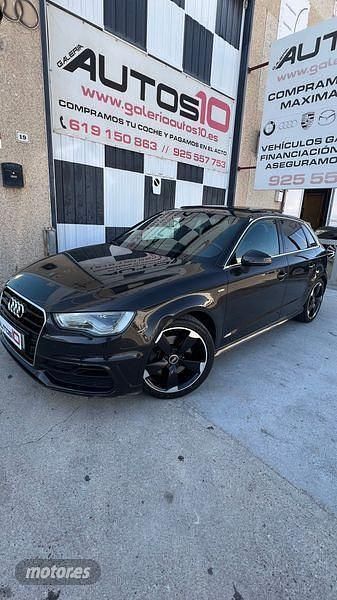 Marrón Usado 2016 Audi A3 Sportback S-Line Berlina | 17.948 € (Precio justo) - Imagen 1/4