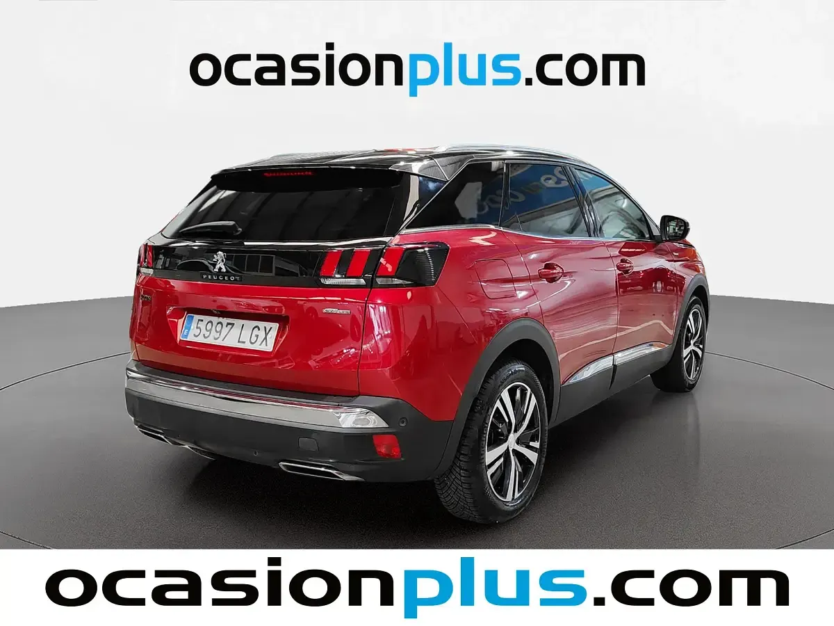 Usado Peugeot 3008 GT-line 131 CV (96 kW) 2020 Rojo SUV