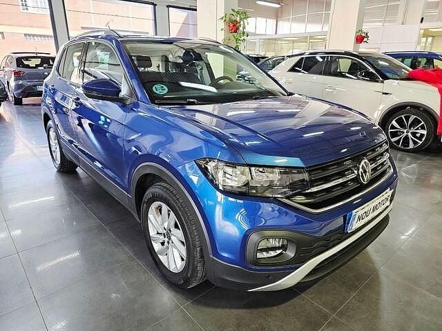 Usado VW T-Cross Advance 110 CV (80 kW) 2022 Azul SUV