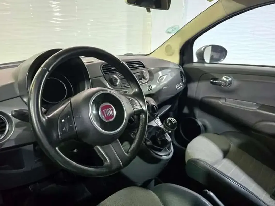 Usado Fiat 500 69 CV (50 kW) 2013 Plateado Descapotable