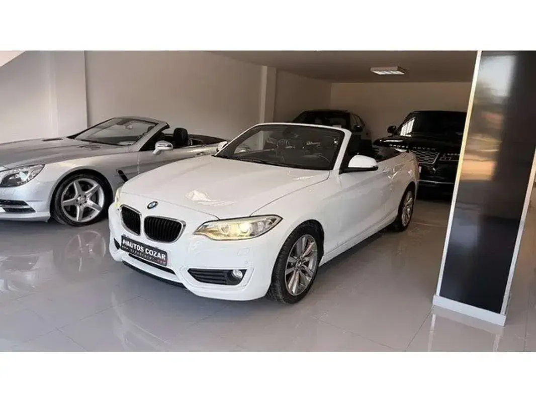 Usado BMW 218 Advantage 150 CV (110 kW) 2016 Blanco Descapotable