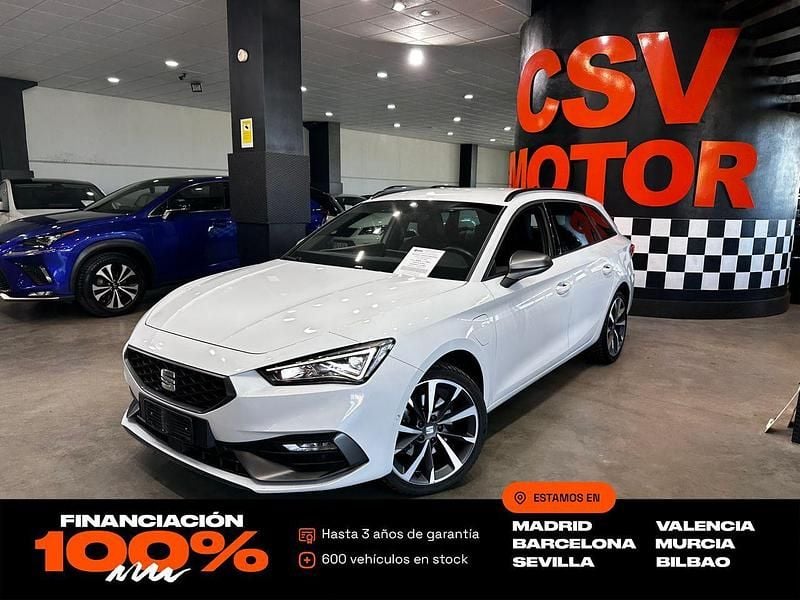 Blanco Usado 2021 Seat Leon FR Berlina | 20.850 € (Precio justo) - Imagen 1/4