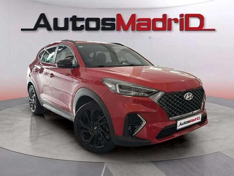 Usado Hyundai Tucson N Line 137 CV (100 kW) 2019 Rojo SUV