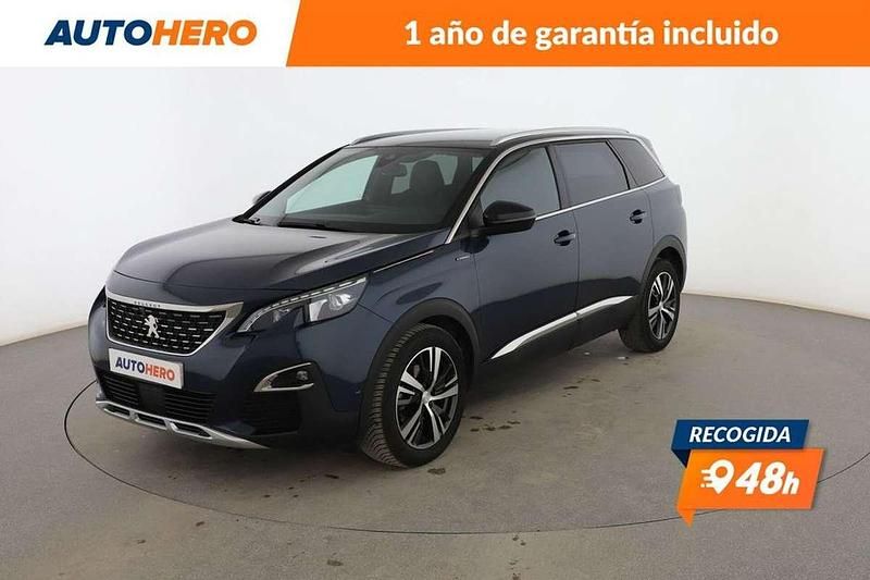 Azul Usado 2017 Peugeot 5008 GT-line Monovolumen | 16.299 € (Buen precio) - Imagen 1/4