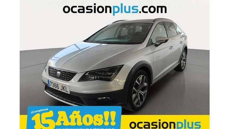 Plateado Usado 2015 Seat Leon SC FR Utilitario | 13.990 € (Buen precio) - Imagen 1/4
