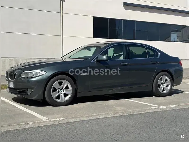 Usado BMW 520 Efficient Dynamics 184 CV (135 kW) 2013 Verde Berlina