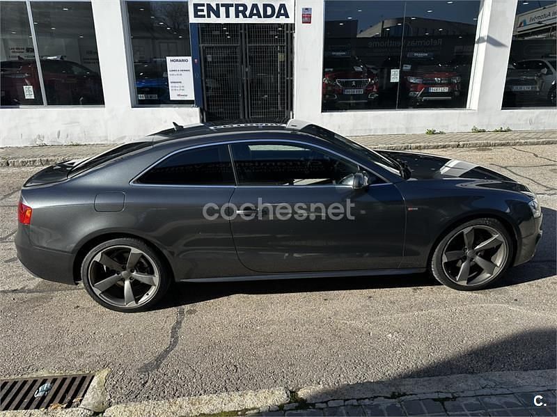 Usado Audi A5 S-Line 177 CV (130 kW) 2015 Gris / plata Coupe