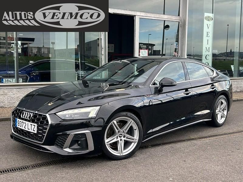 Usado Audi A5 Sportback S-Line 150 CV (110 kW) 2021 Negro Utilitario