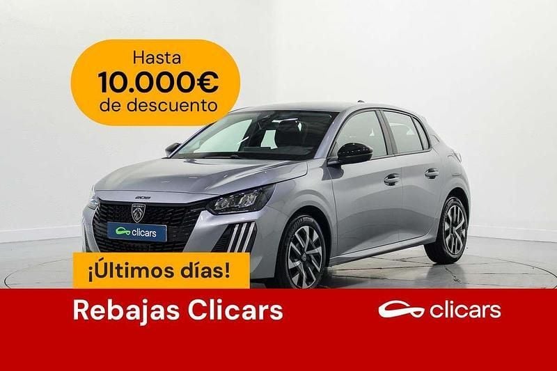Plateado Usado 2024 Peugeot 208 Active Utilitario | 14.090 € (Buen precio) - Imagen 1/4