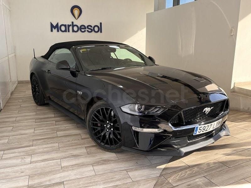Usado Ford Mustang GT 450 CV (330 kW) 2020 Negro Descapotable