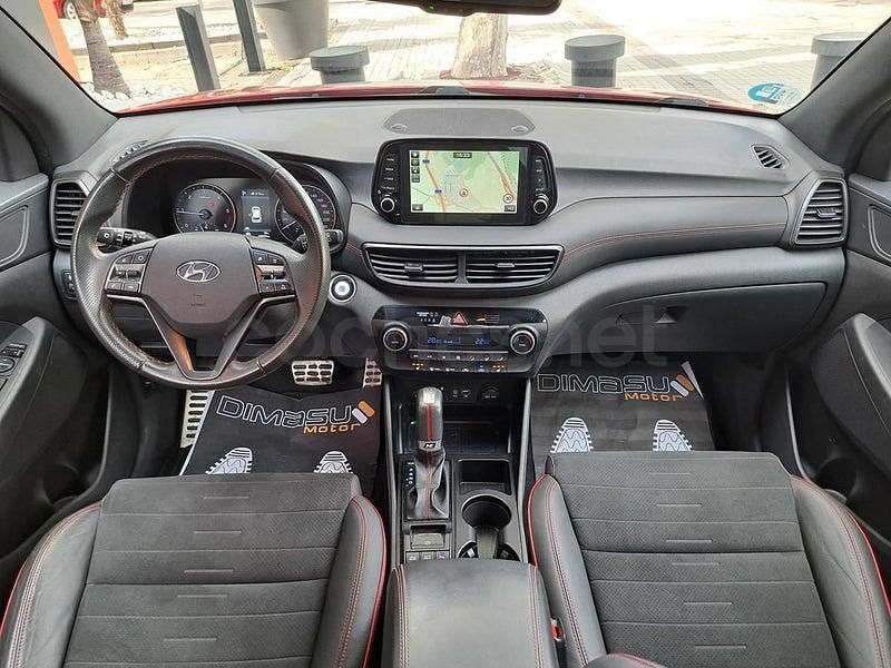 Usado Hyundai Tucson N Line 136 CV (100 kW) 2020 Rojo SUV