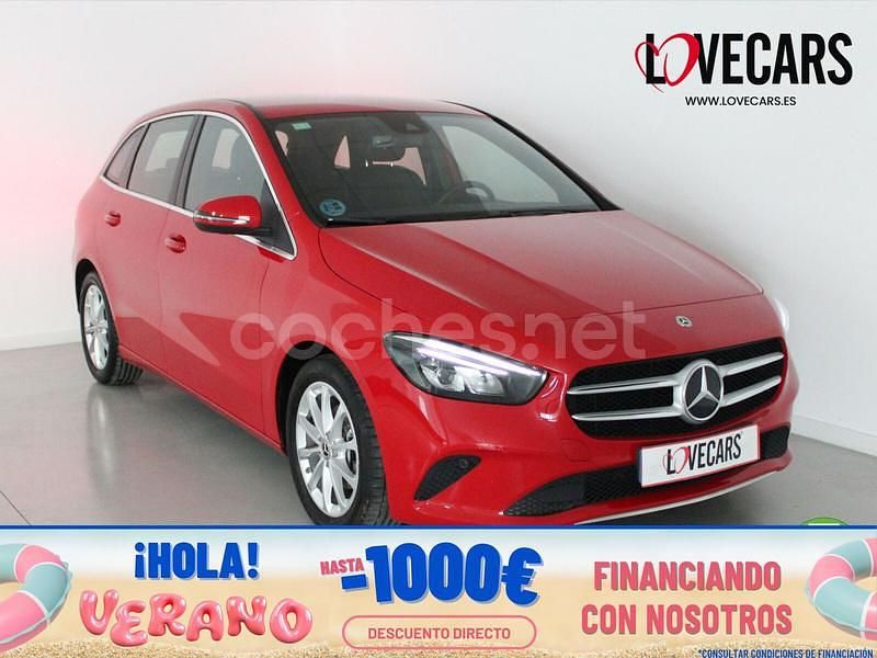 Rojo Usado 2019 Mercedes B180 Monovolumen | 20.990 € (Precio justo) - Imagen 1/3