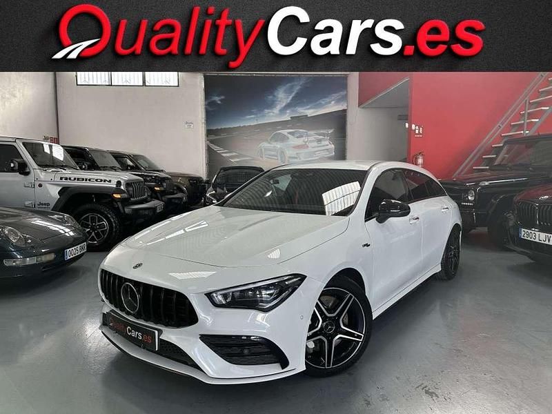 Blanco Usado 2019 Mercedes CLA45 AMG Shooting Brake AMG Familiar | 39.400 € (Buen precio) - Imagen 1/4