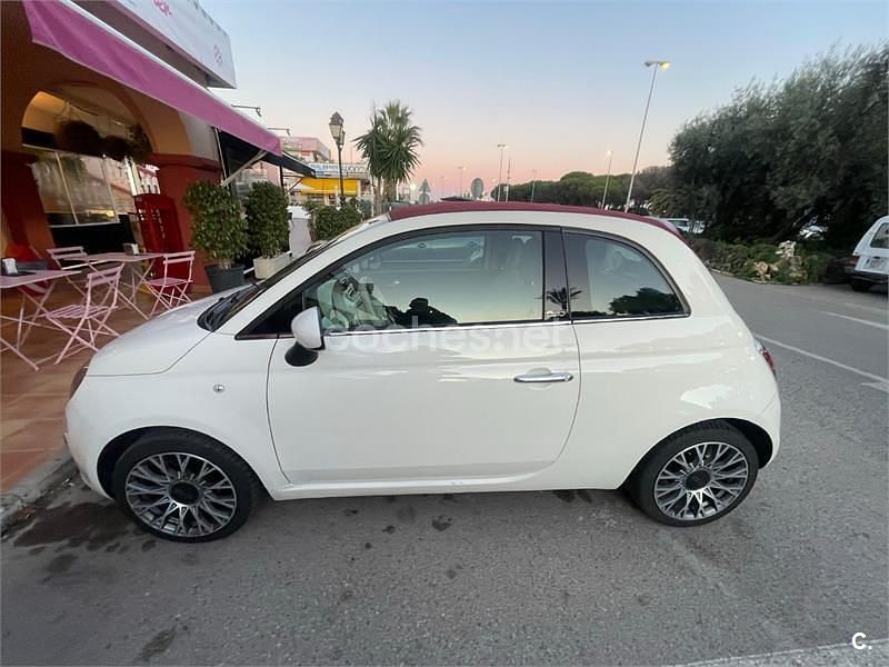 Usado Fiat 500C Lounge 69 CV (50 kW) 2013 Blanco Descapotable