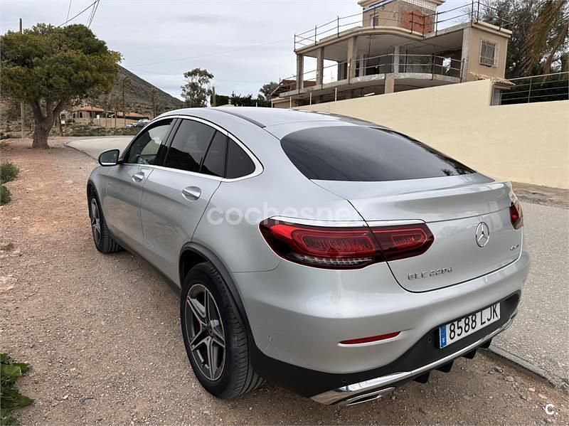 Usado Mercedes GLC220 194 CV (142 kW) 2020 Gris / plata Coupe