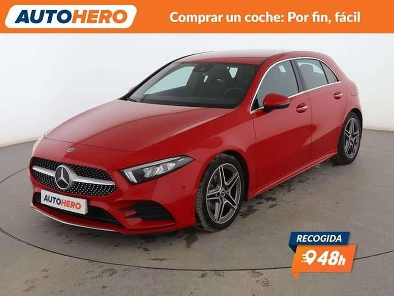 Rojo Usado 2020 Mercedes A200 AMG line Berlina | 24.570 € (Buen precio) - Imagen 1/3