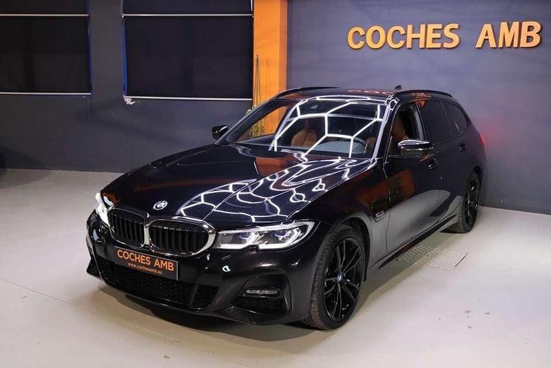 Usado BMW 320e Shadowline 204 CV (150 kW) 2021 Negro Familiar