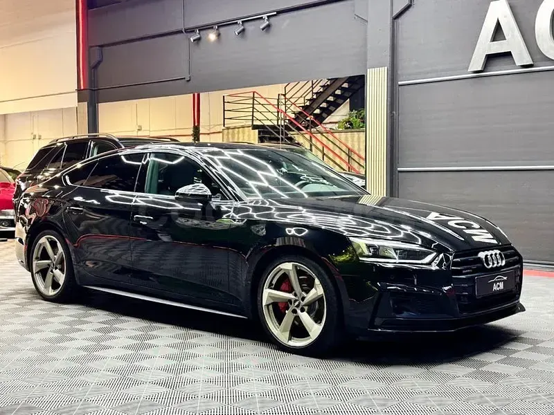 Usado Audi A5 Sportback S-Line 252 CV (185 kW) 2017 Negro Utilitario