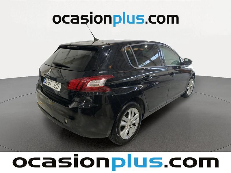 Usado Peugeot 308 Style 130 CV (95 kW) 2017 Negro