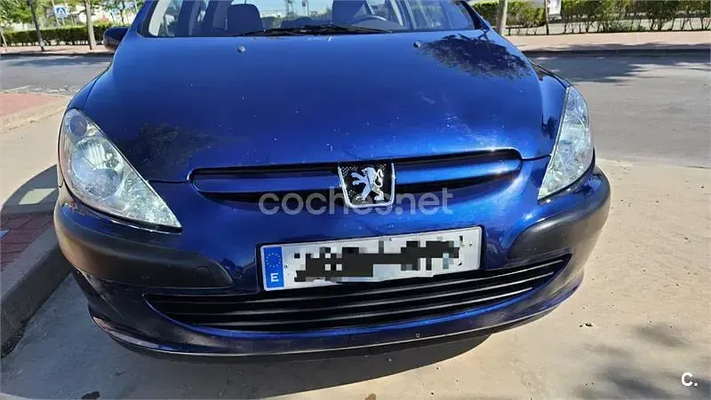 Usado Peugeot 307 110 CV (80 kW) 2003 Azul Berlina